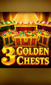 3 Golden Chests medieval castle slot game with three golden treasure chests